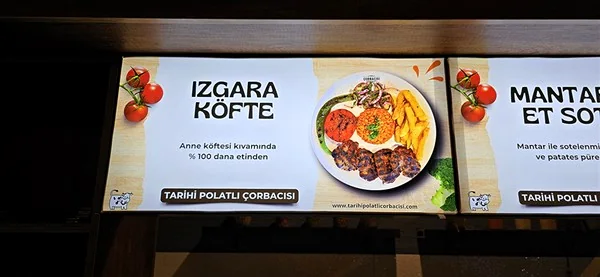 Menü ve bilgilendirme lightbox uygulaması