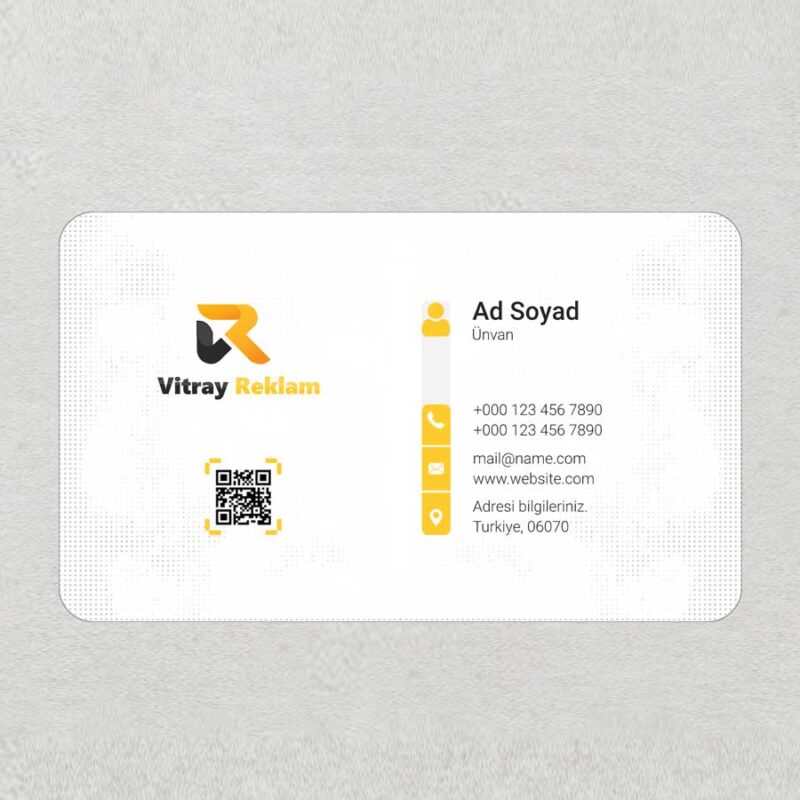 oval kesim kartvizit