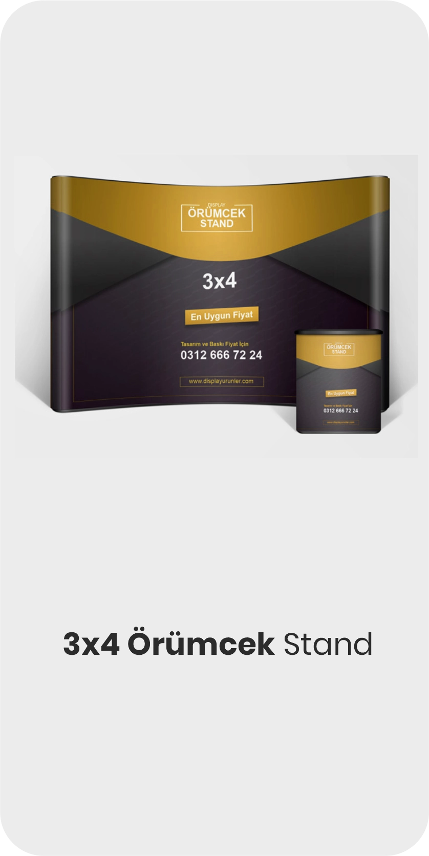 3x4 orumcek stand 1