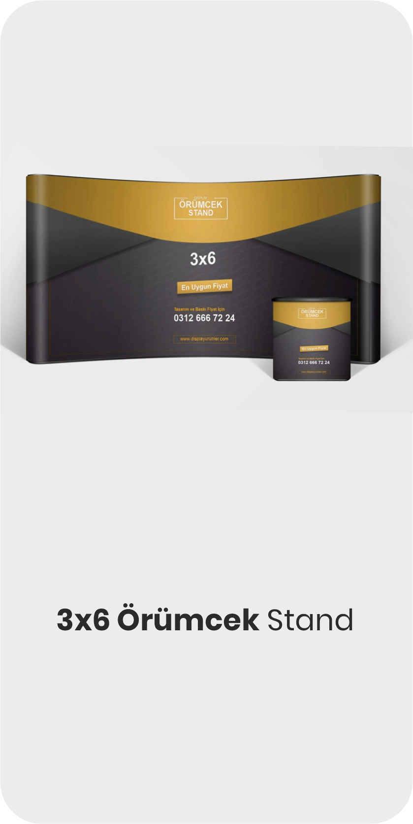 3x6 orumcek stand 1