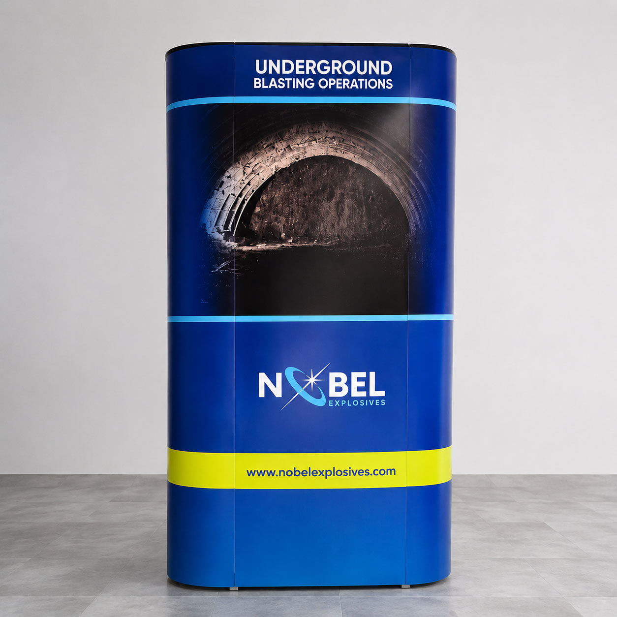 3x1 örümcek stand Ankara baskılı oval pop up stand