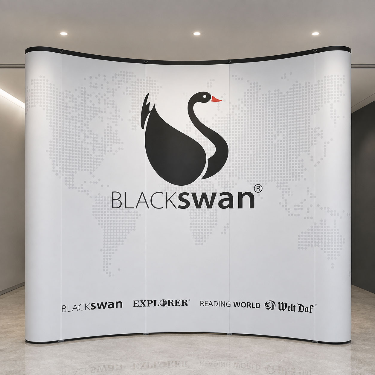 3x3 örümcek stand Ankara baskılı oval pop up stand