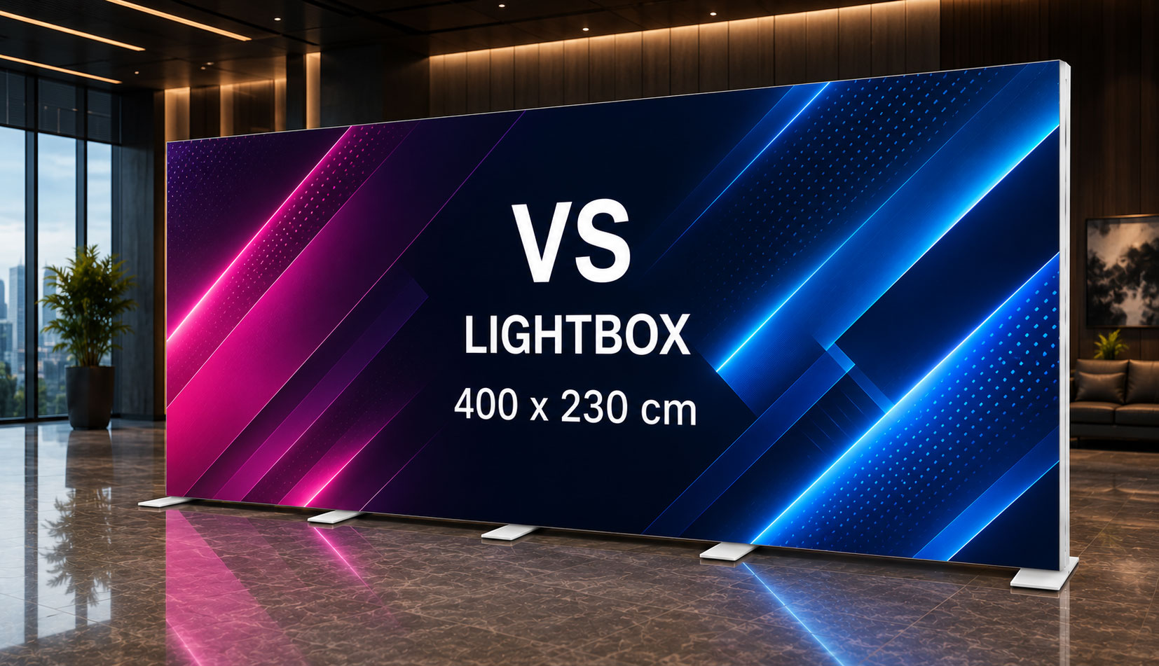 400x230 modüler lightbox stand