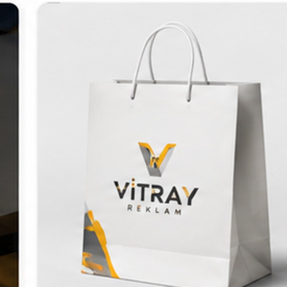 Vitray Reklam karton çanta baskı Ankara