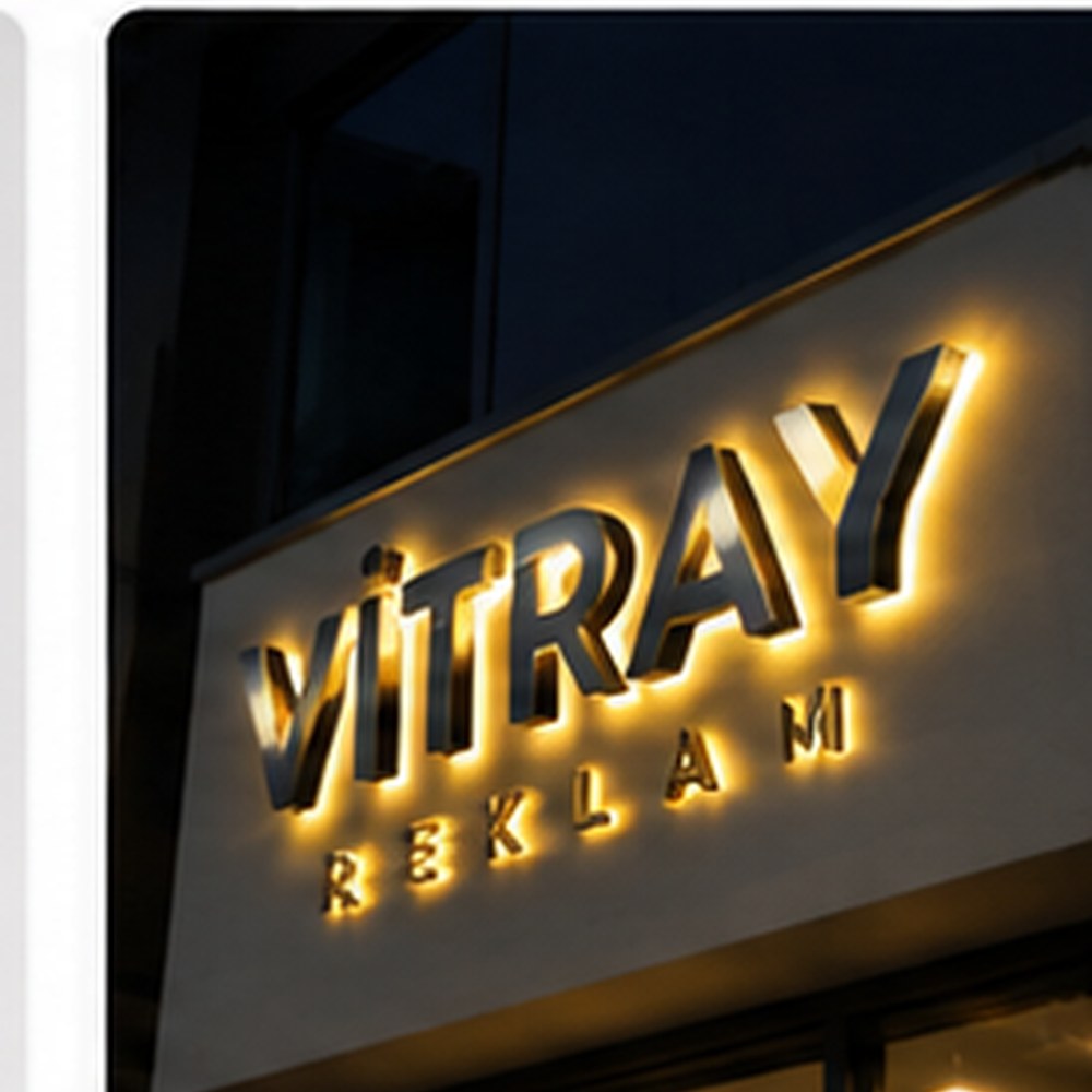 Vitray Reklam kutu harf tabela Ankara