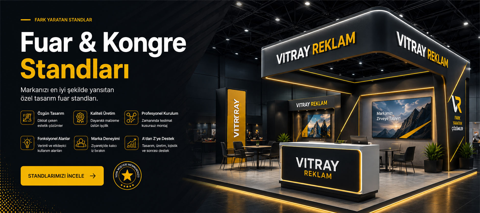 Vitray Reklam Fuar ve Kongre Standları