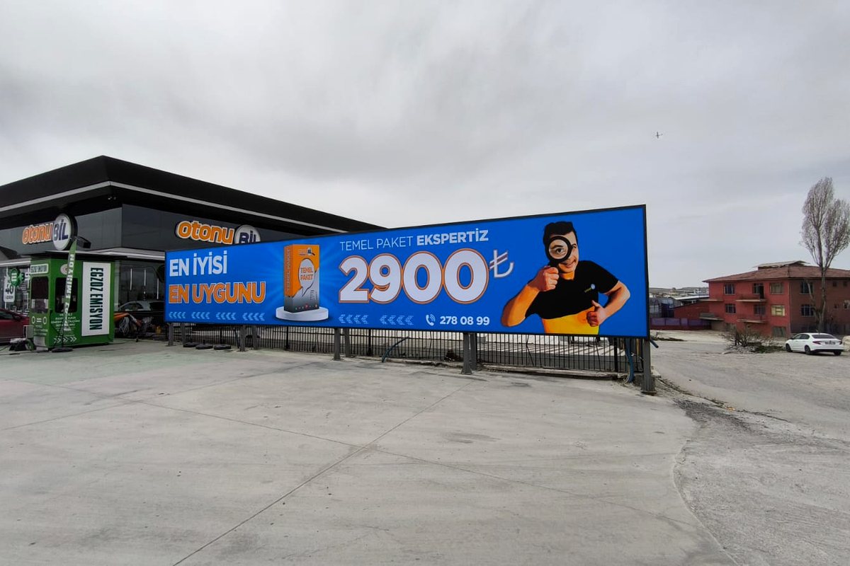 Otonubil büyük format açık hava reklam panosu Ankara